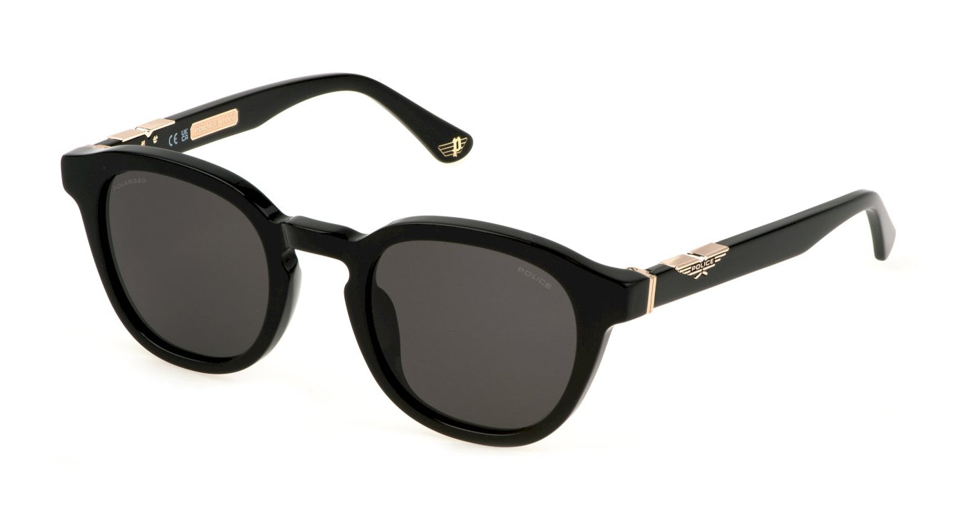 Police Origins 60 Shiny Black Smoke Polarised (L82 0700)