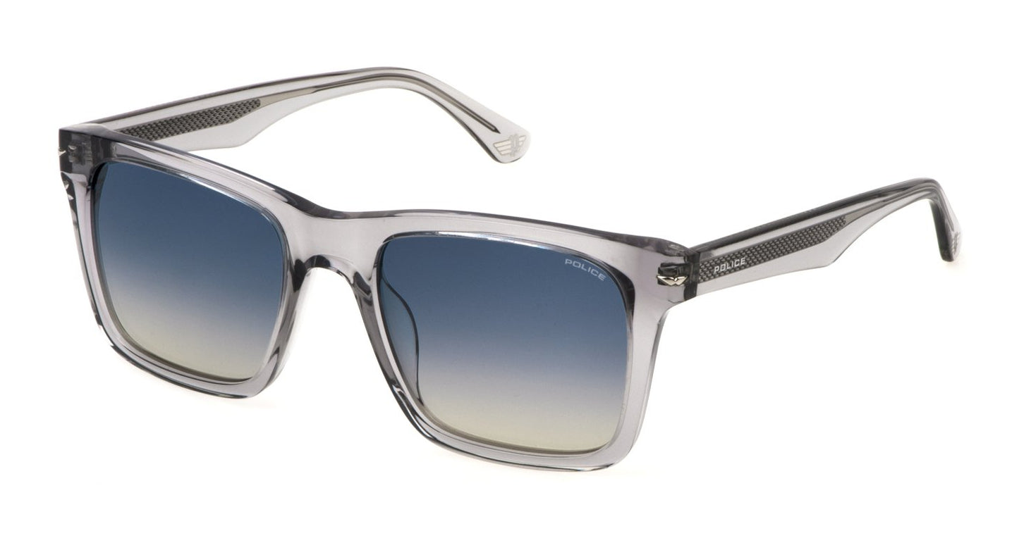 Police Champ 9 Transparent Grey Blue Gradient Yellow (N35 04G0)