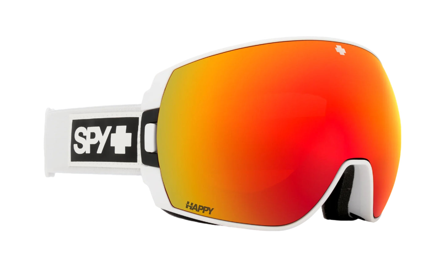 Spy Legacy Matte White - HD Plus Bronze Red Sprectra Mirror + HD Plus LL Yellow Green Sprectra Mirror (SPG-LEMWRS)