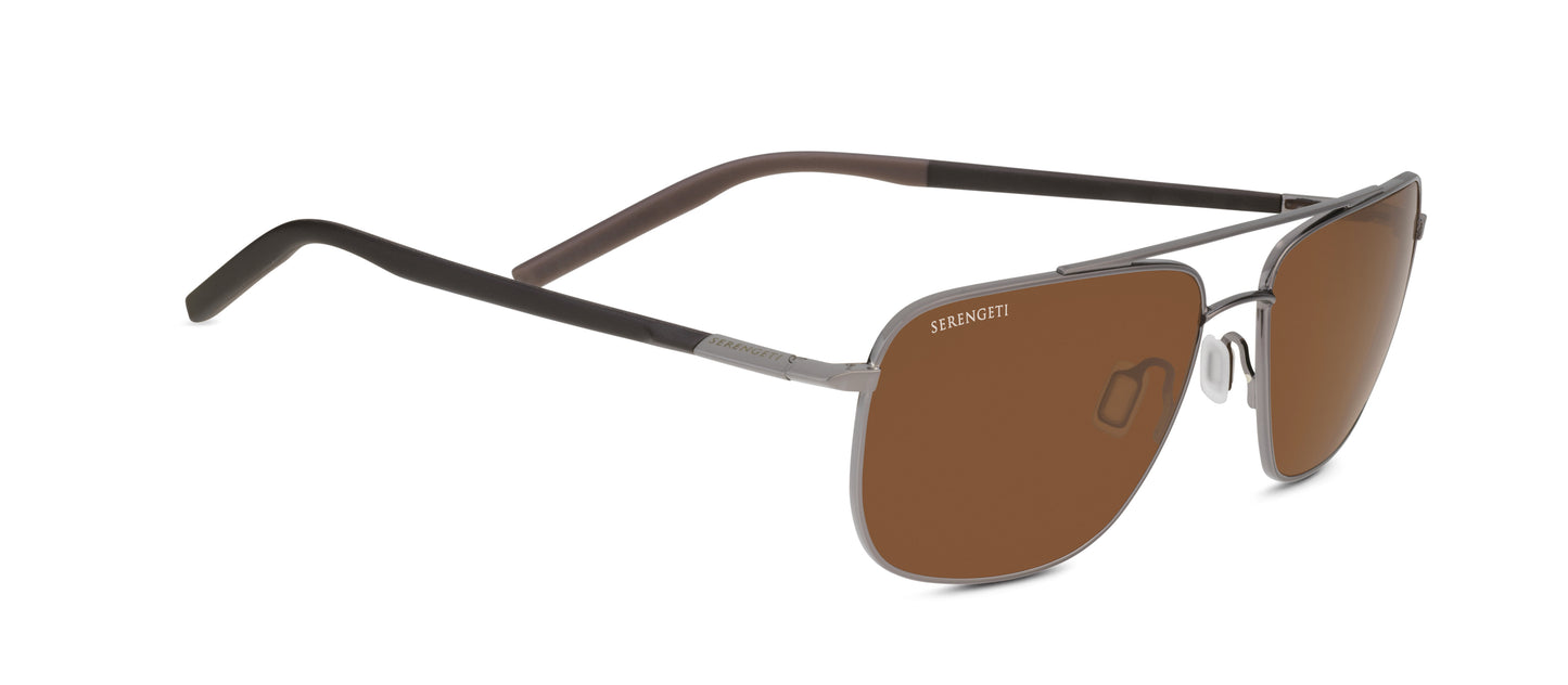 Serengeti Tellaro Photochromic Polarised Dark Gunmetal Drivers Brown SS045002 (60)