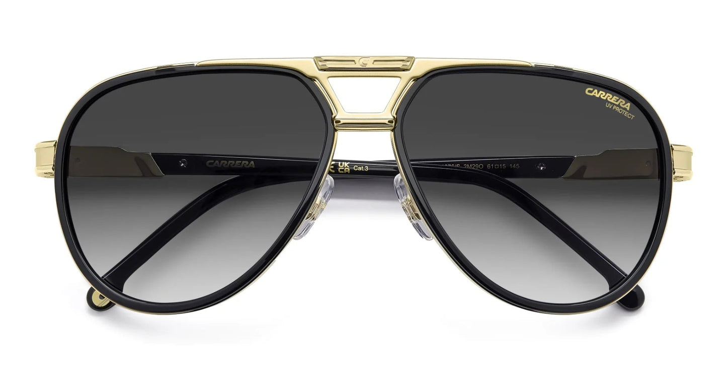 Carrera 1076/S Black/Gold Dark Grey Gradient (1076/S 2M2 90)