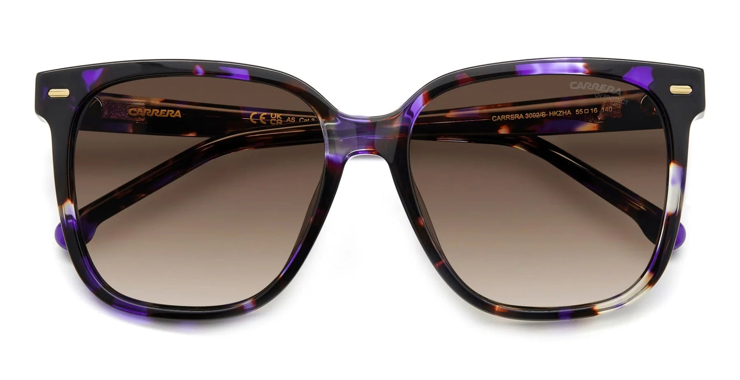 Carrera 3002/S Violet Havana Brown Gradient (3002/S HKZ HA)