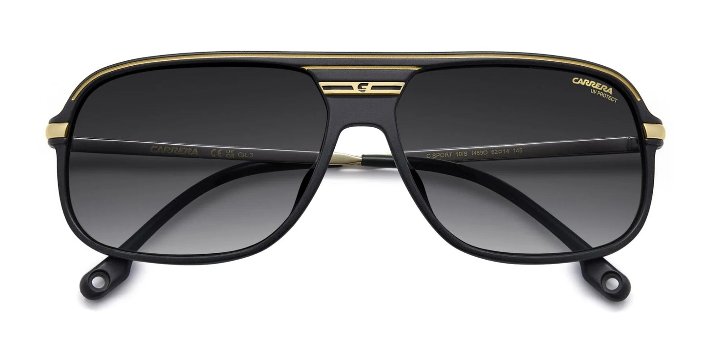 Carrera C Sport 10/S Matte Black Gold Dark Grey Gradient (I46 90)