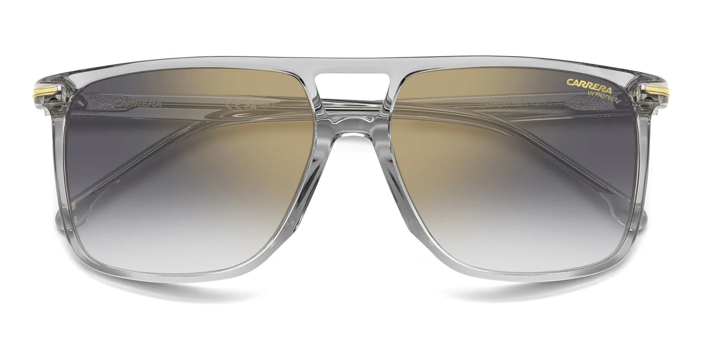 Carrera 366/S Crystal Grey Grey Gradient Gold Mirror (366/S KB7 FQ)