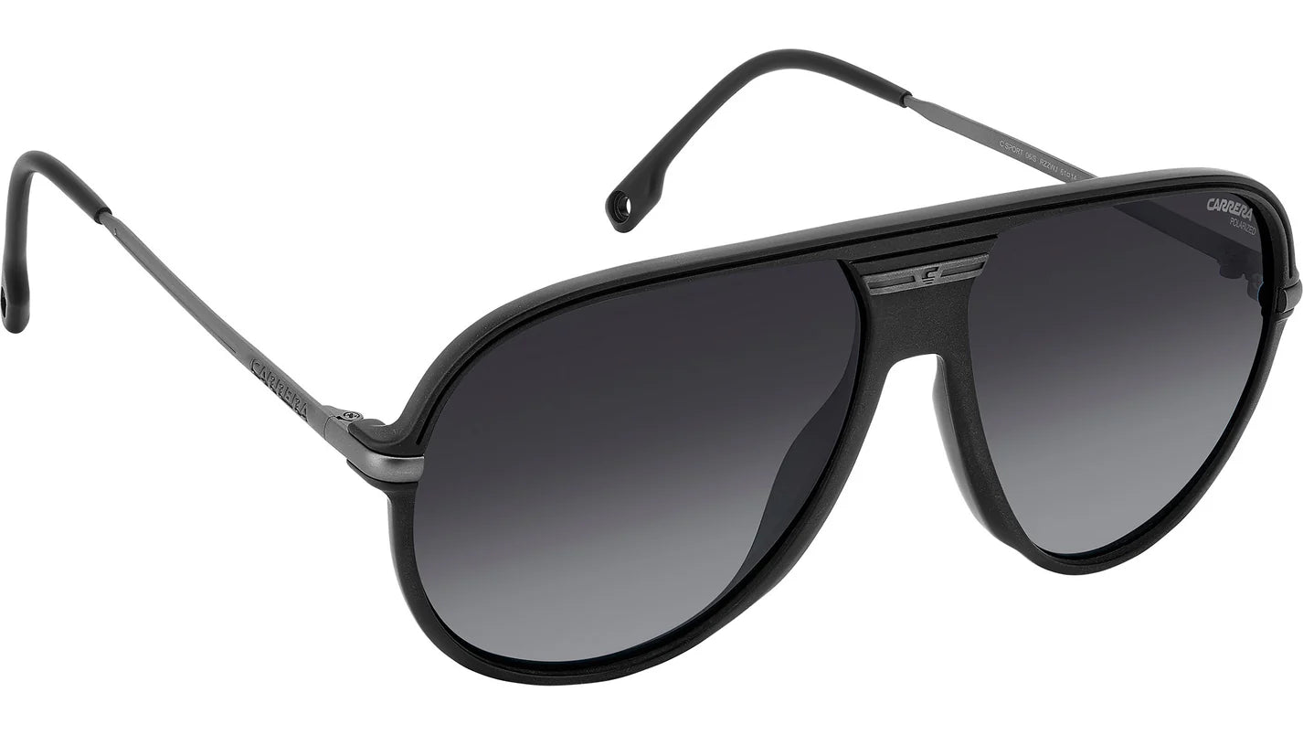 Carrera C Sport 06/S Polarised Matte Black Grey Gradient (RZZ WJ)