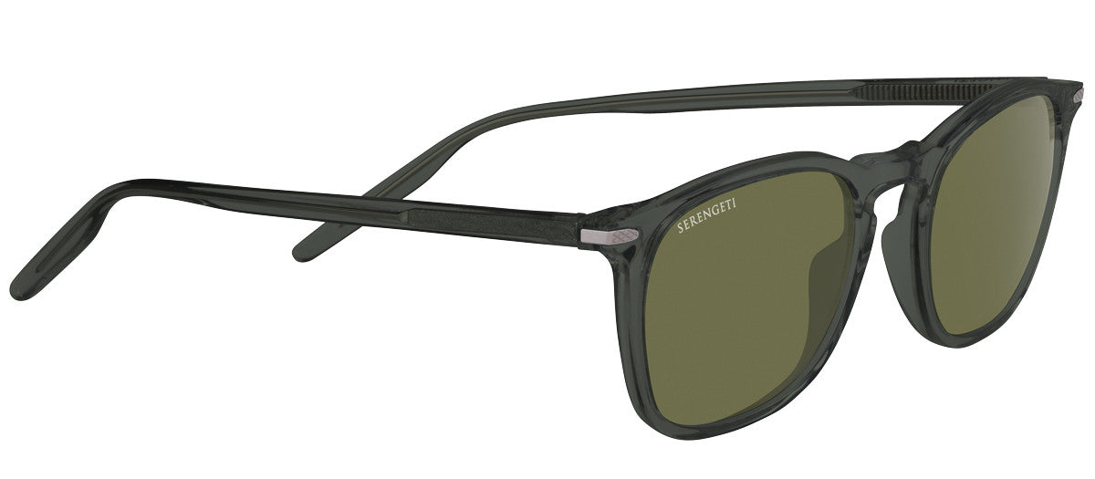 Serengeti Delio Polarised Shiny Trans Dark Grey Glass 555nm (021007)