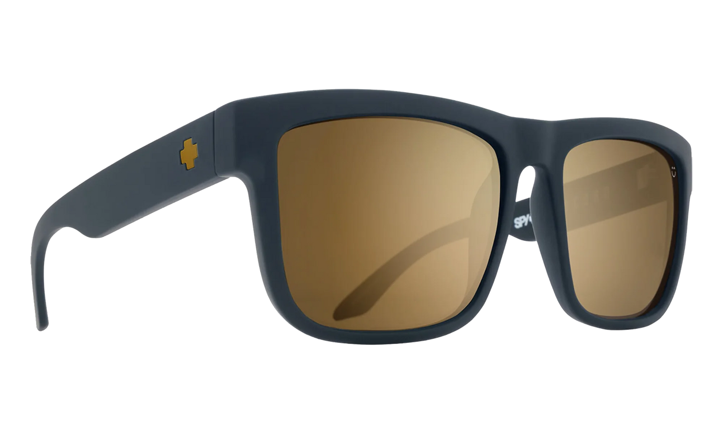 Spy Discord Soft Matte Black Happy Bronze Gold Spectra (SPS-DSBT0G)