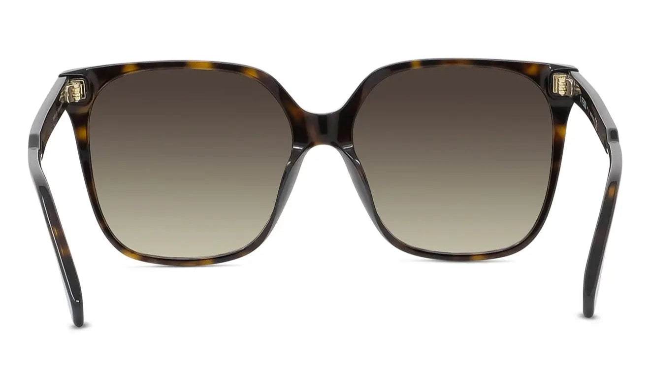 Fendi Fine Geometric Dark Havana Brown Gradient (40030I 52F)