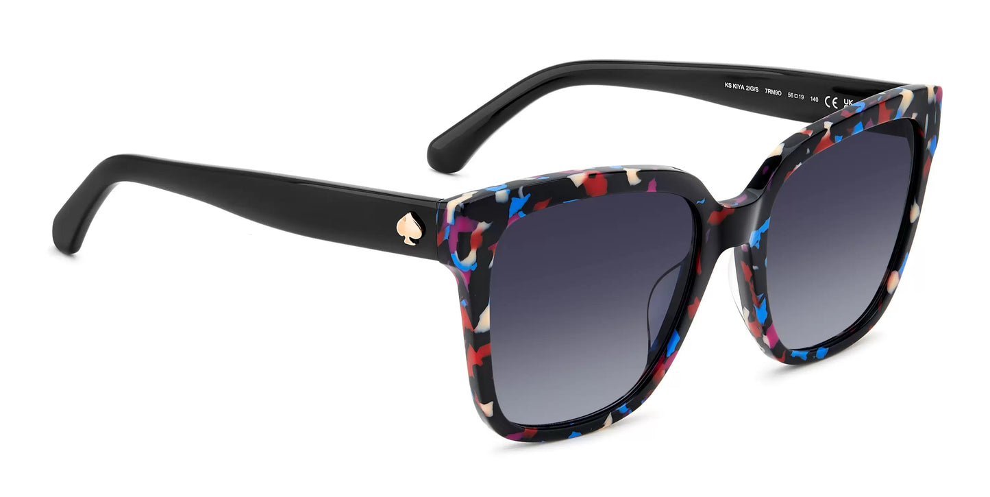 Kate Spade Kiya 2/G/S Black/Pattern Dark Grey Gradient (Kiya 7RM 90)