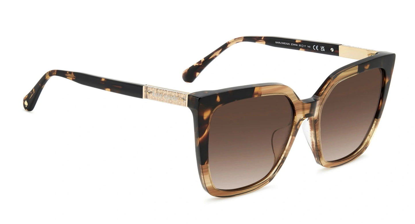 Kate Spade Marlowe/G/S Horn/Beige Brown Gradient (Marlowe/G/S 20H HA)