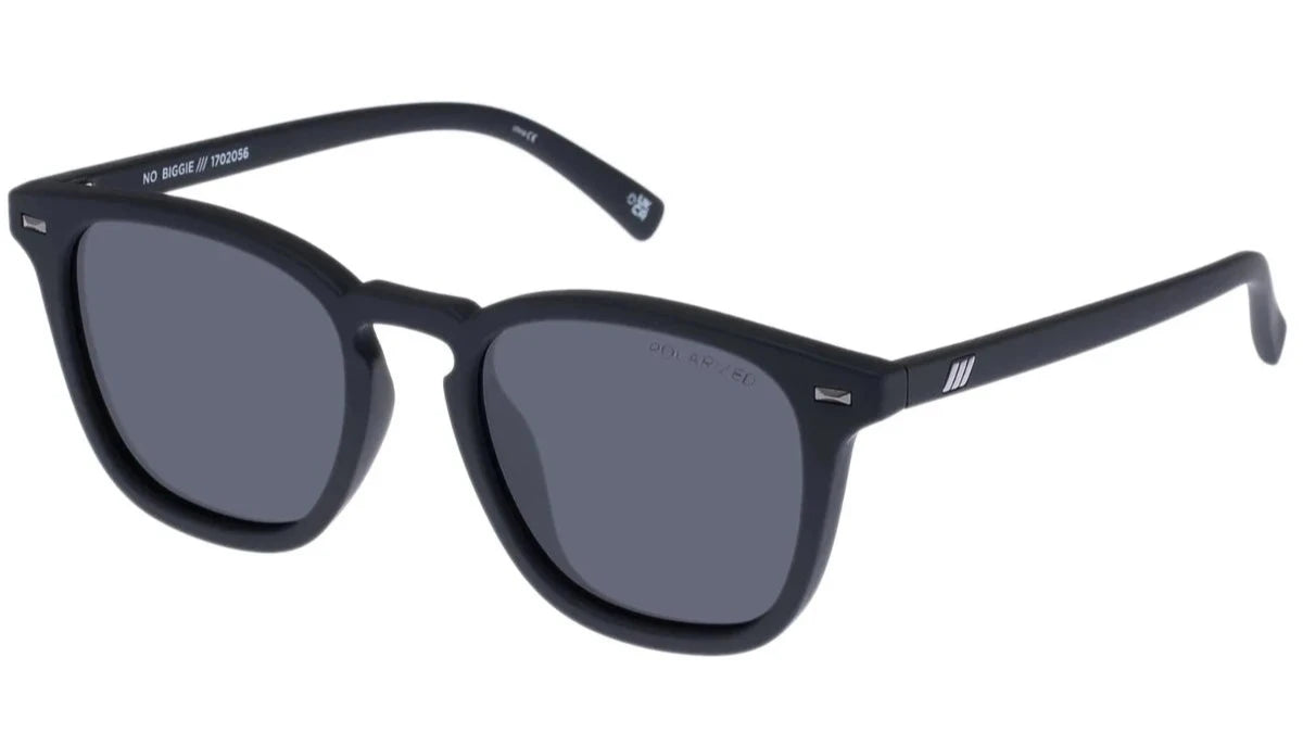 Le Specs No Biggie Polarised Black Rubber Grey (1702056)