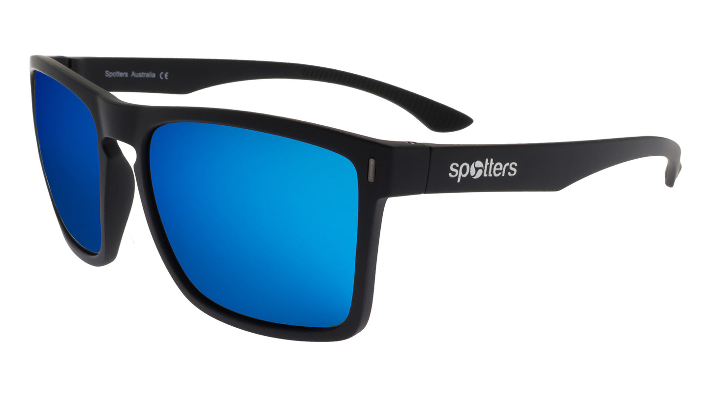 Spotters Phantom Polarised Matte Black Glass Ice (Phantom 01)