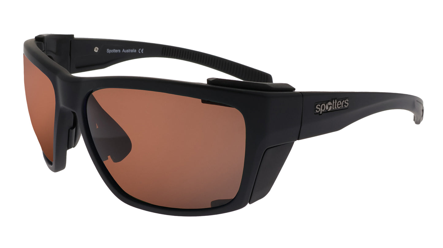 Spotters Renegade Polarised Matte Black Glass Halide (Renegade 01)