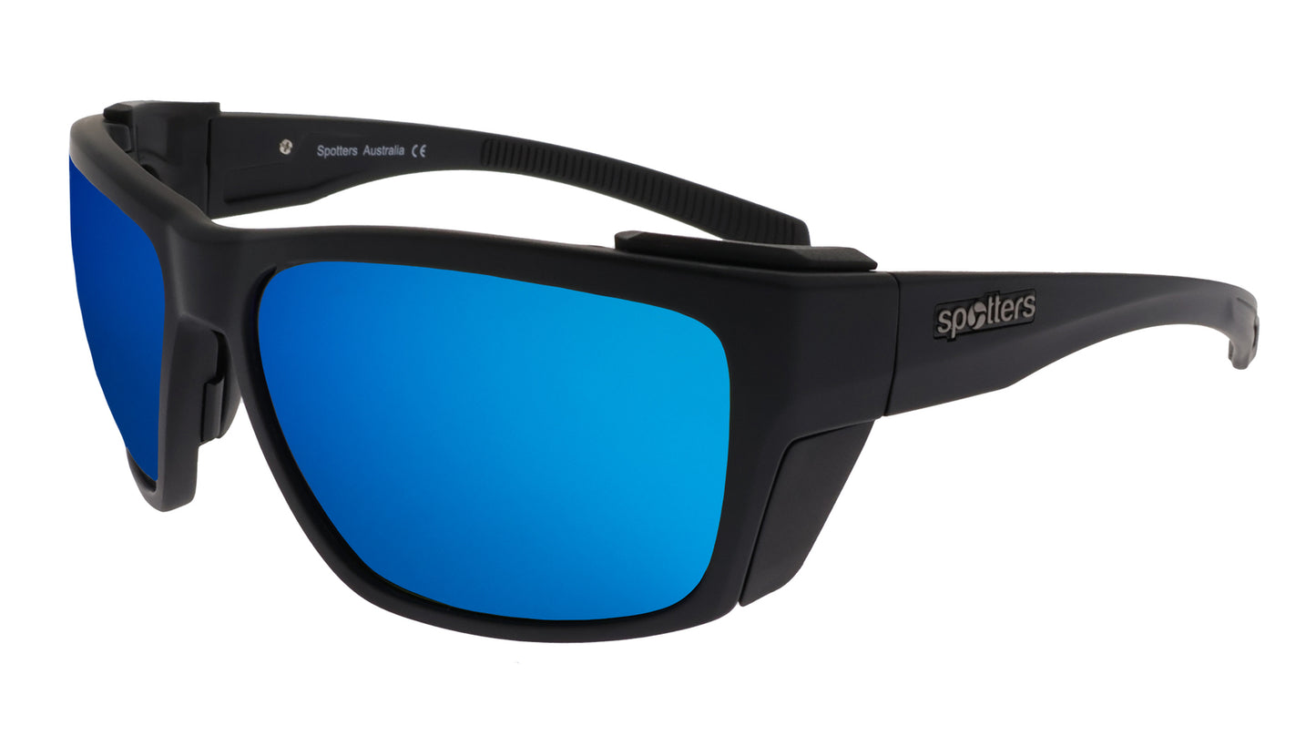 Spotters Renegade Polarised Matte Black Glass Ice (Renegade 03)