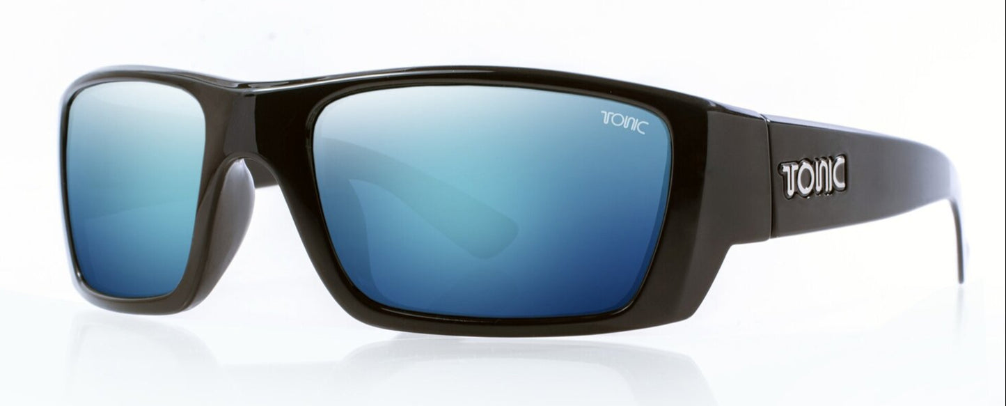 Tonic Rise Matte Black Polarised Blue Mirror (Rise 04)