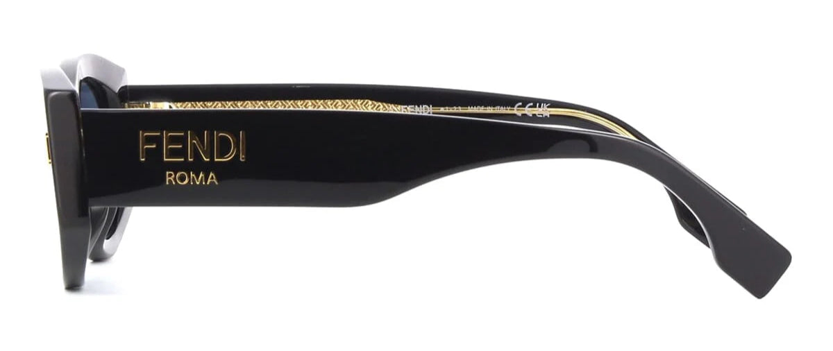 Fendi Roma 401251 Shiny Black Blue (401251 01V)