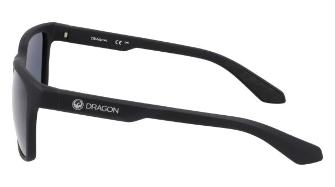 Dragon Slip Polarised Matte Black Smoke LL (176S 002)