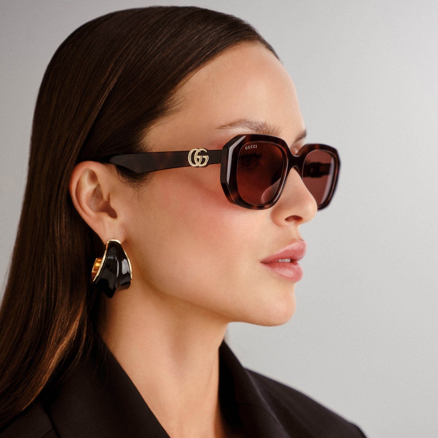 Gucci 1535S Havana Brown GG1535S 002 (54)