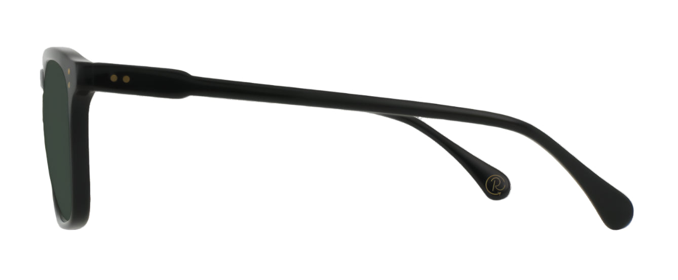 Raen Wiley (56) Recycled Black Green Polarised (Wiley 04)