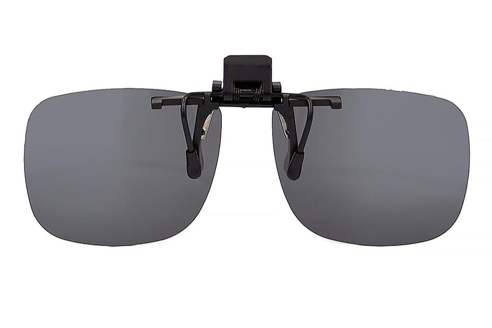 Clip On Polarised Small Grey Square