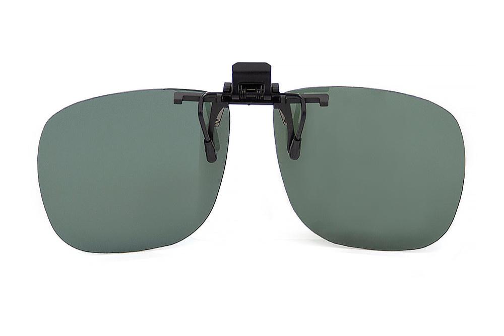 Clip On Polarised Large Grey Square