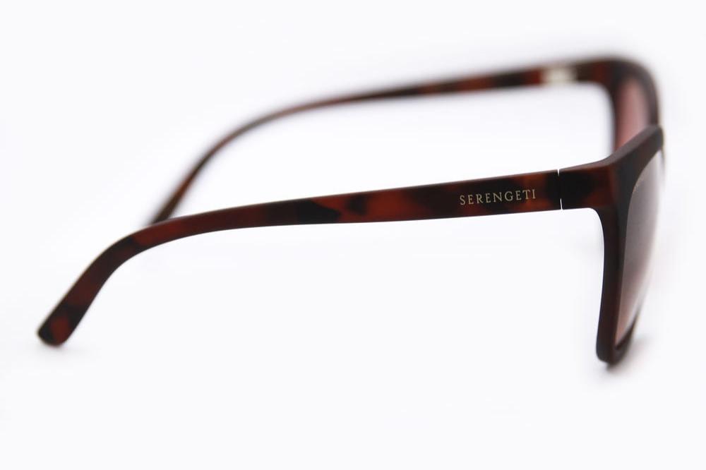Serengeti Agata Polarised Matte Red Tortoise Glass Drivers Gradient (8778)