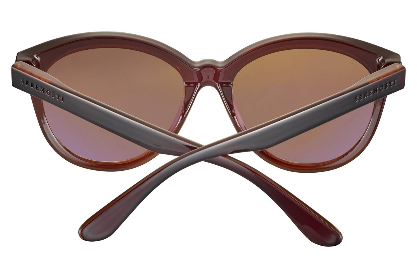 Serengeti Endee Polarised Shiny Brown Spray Saturn Drivers (573002)