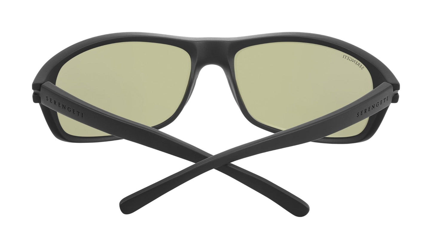 Serengeti Bormio Polarised Matte Black Saturn 555NM Blue (009002)