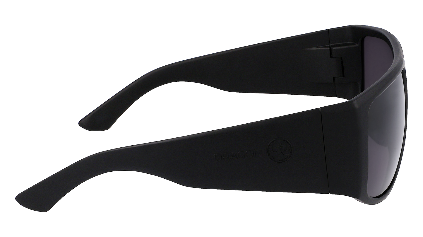 Dragon Fin Polarised Matte Black Smoke LL (116S 002)