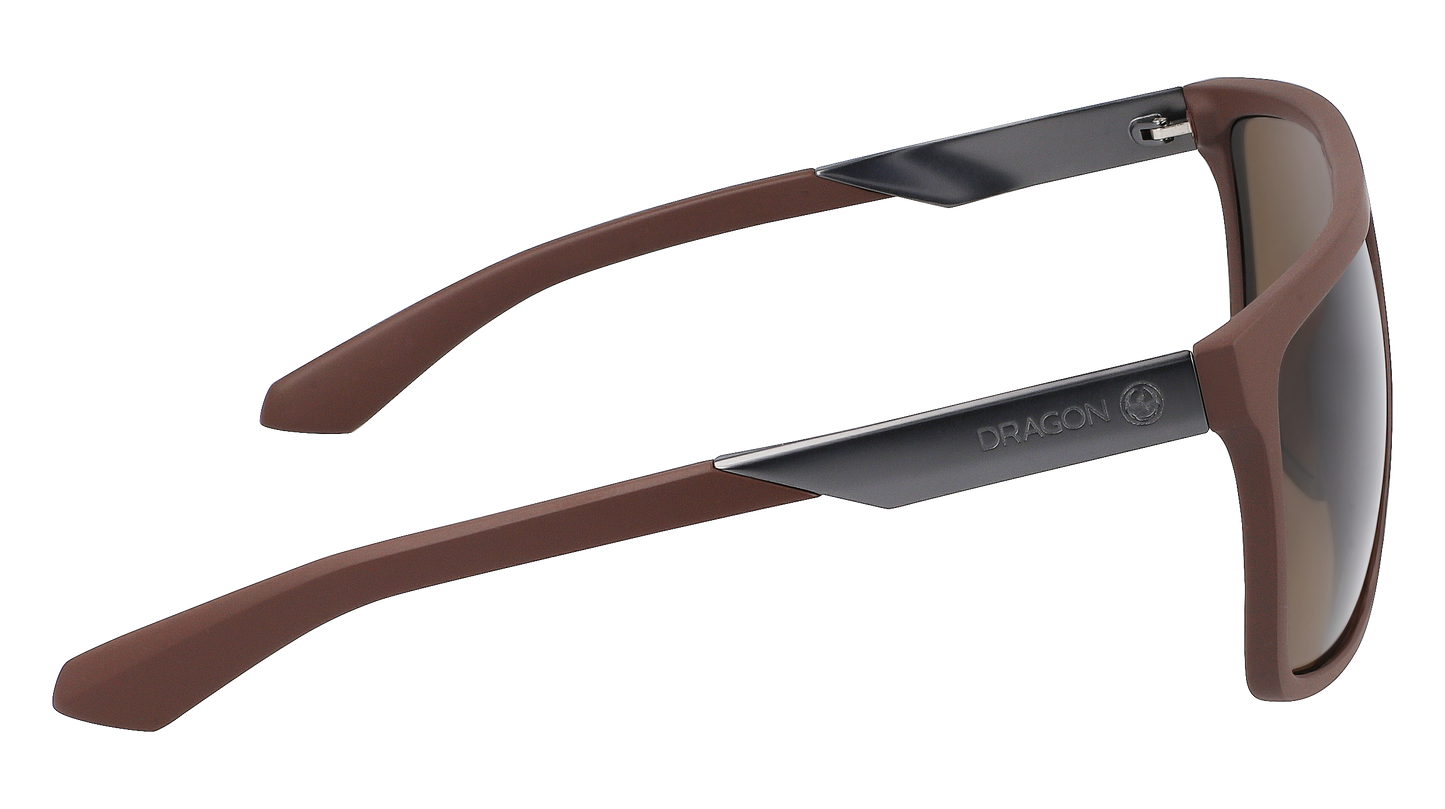 Dragon Ultra Polarised Matte Dark Brown Brown LL (45024 207)