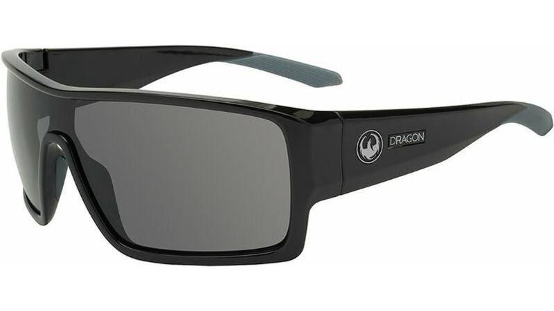 Dragon Flash Sunglasses Gloss Black Grey LL – Great Southern Sunnies