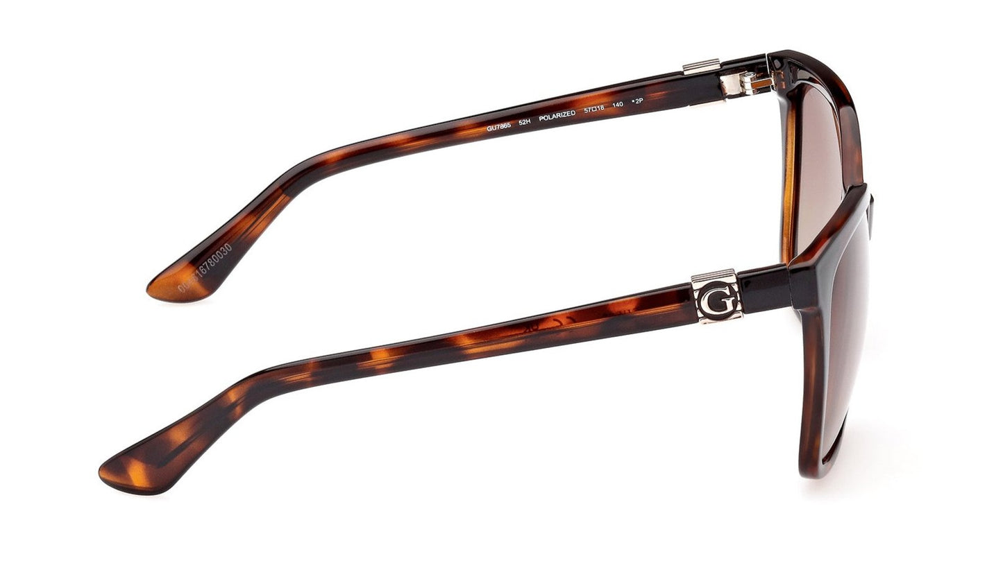 Guess 7865 Polarised Dark Havana Brown Gradient (7865 52H)