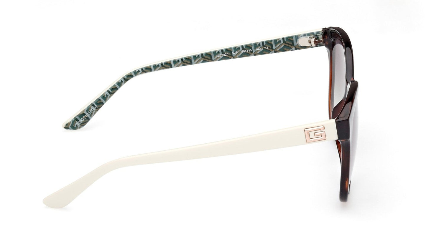 Guess 7920 Dark Havana/White Green Gradient (7920 52P)