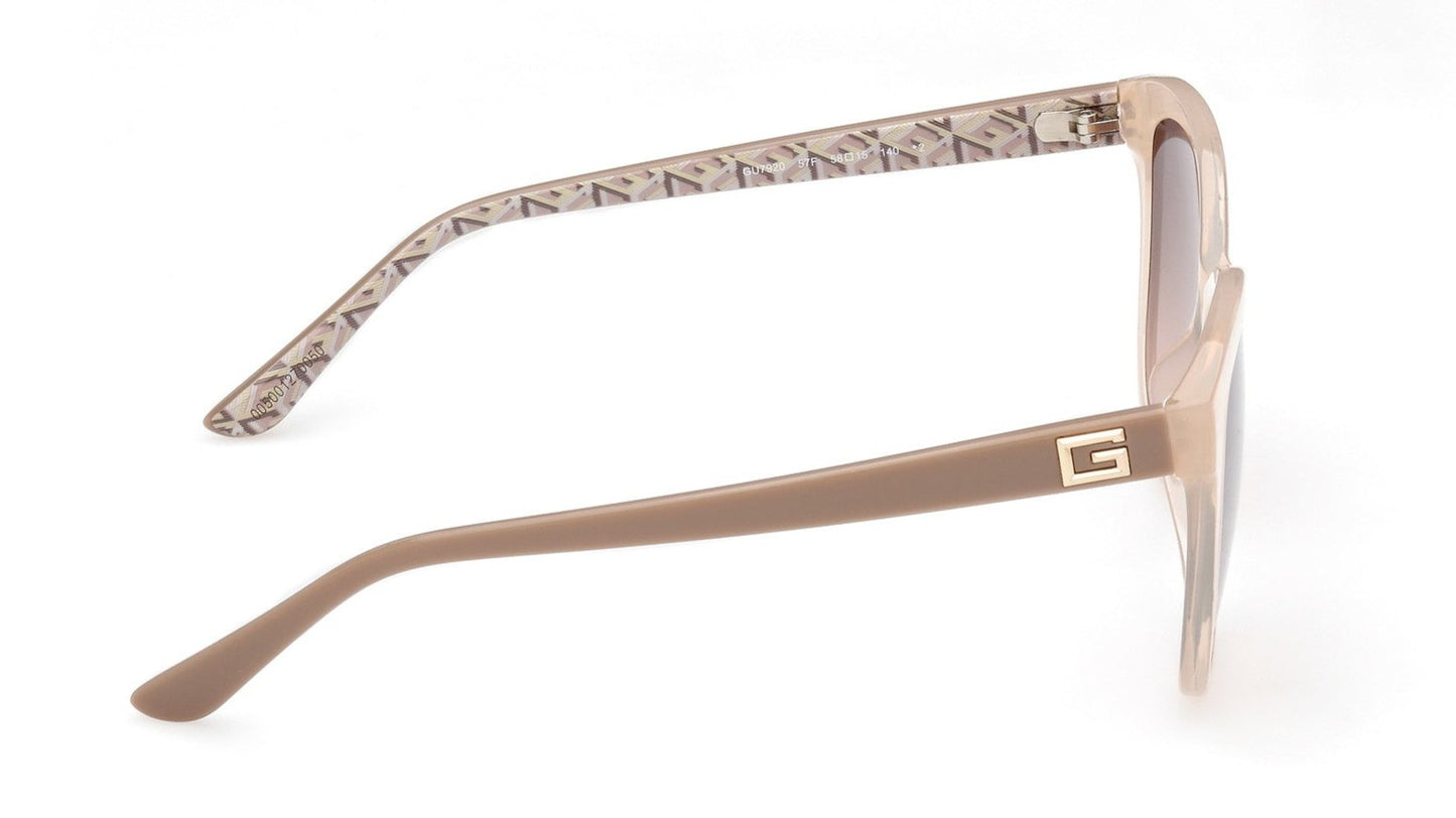 Guess 7920 Transparent Beige/Beige Brown Gradient (7920 57F)
