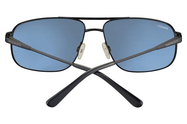 Serengeti Dante 2.0 Polarised Shiny Black 555NM Blue (564004)