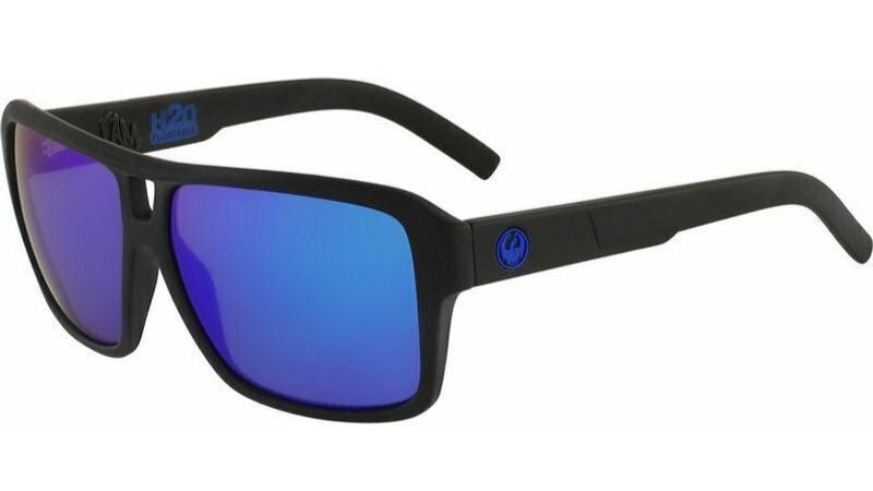 Dragon The Jam Polarised Matte Black H20 Blue LL (41998 044)