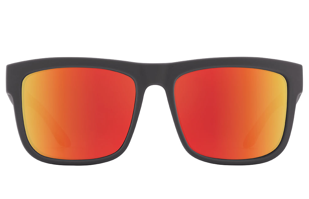 Spy Discord Polarised Soft Matte Dark Grey Happy Red Spectra