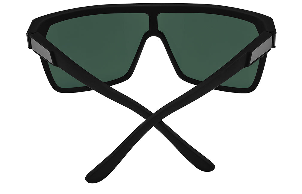 Spy Flynn Polarised Soft Matte Black Grey Green Silver Spectra