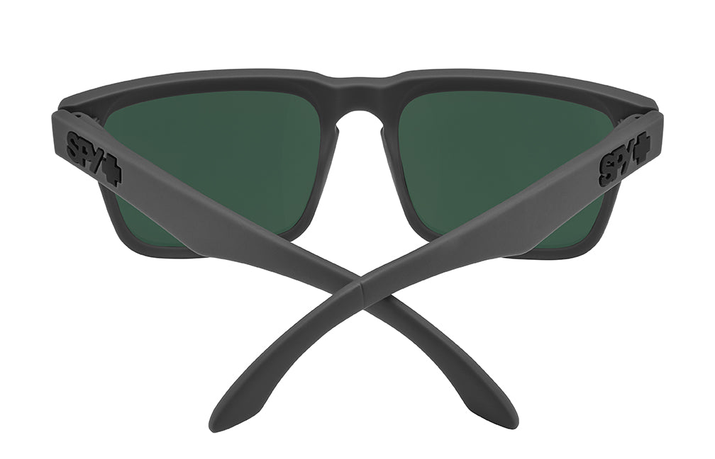 SPY Helm Polarised Soft Matte Dark Grey Happy Grey Green Blue Spectra (SPS-HHGT5N)