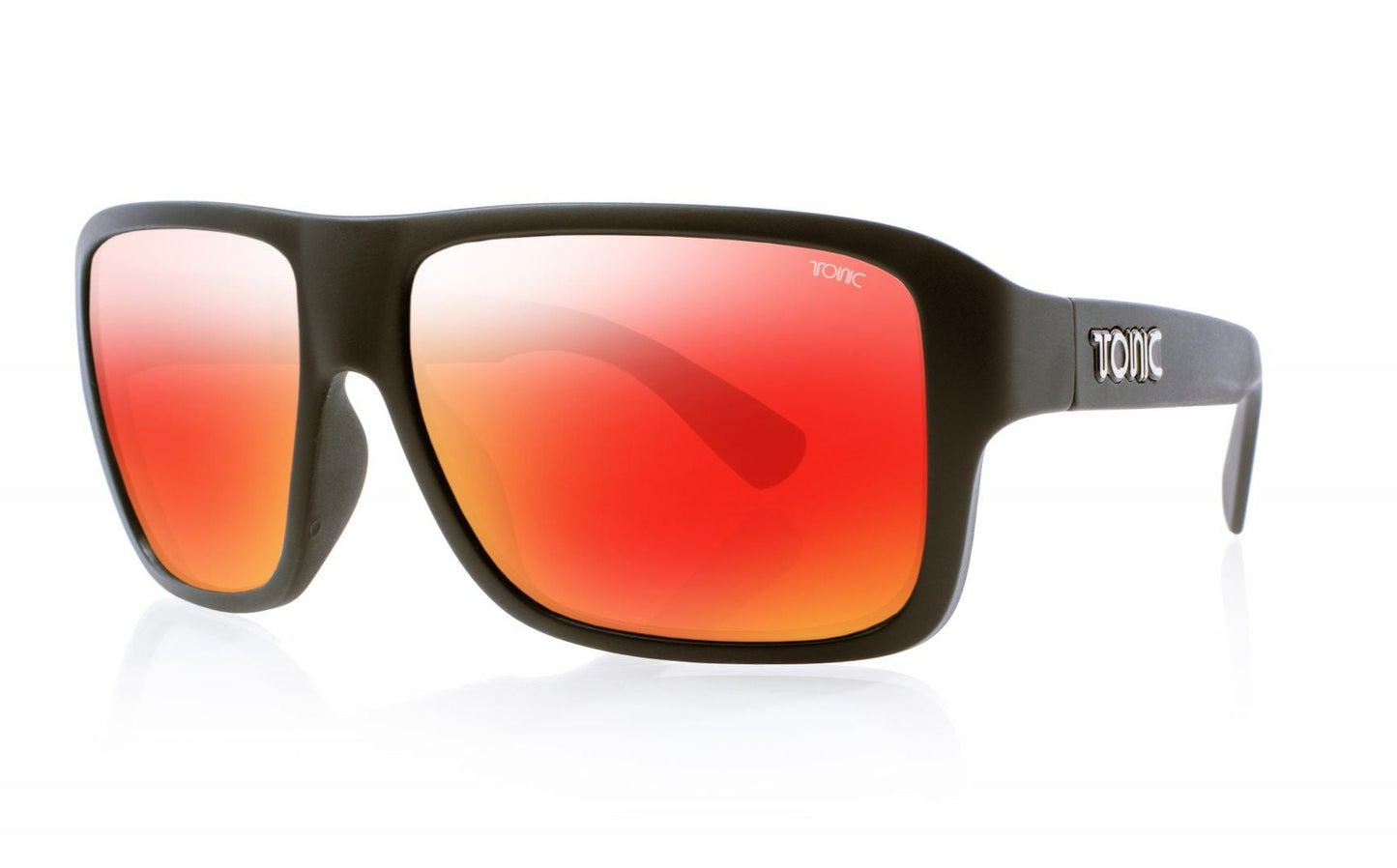 Tonic Swish Matte Black Polarised Red Mirror (Swish 03)