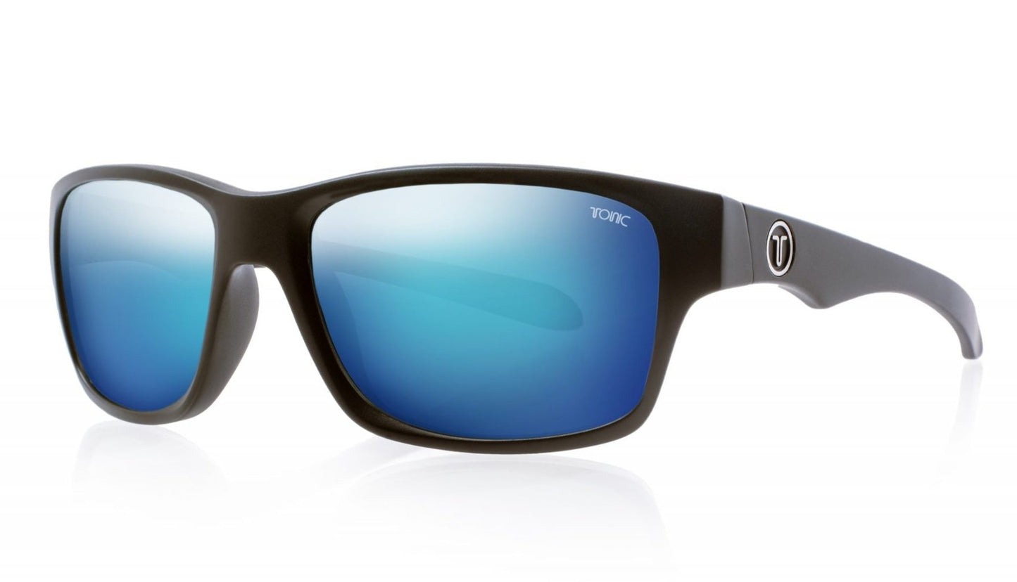 Tonic Tango Matte Black Polarised Blue Mirror (Tango 03)