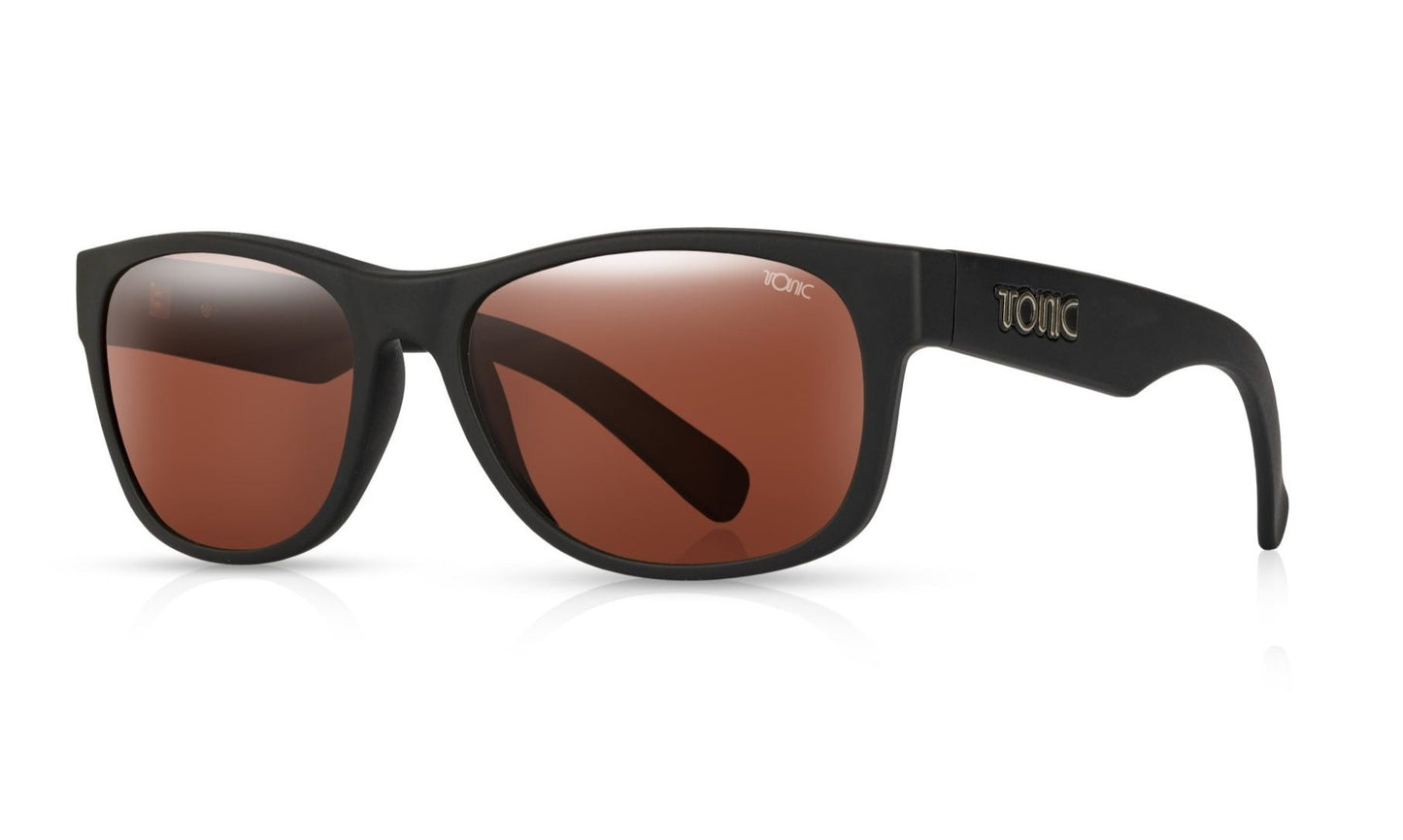 Tonic Wave Matte Black Polarised Photochromic Copper (Wave 02)