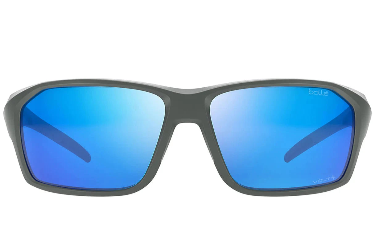Bolle Fenix Polarised Sunglasses Matte Titanium Blue