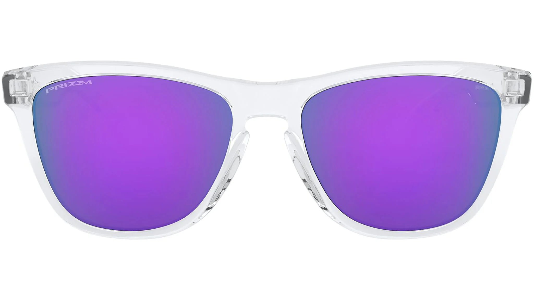 Oakley Frogskins Sunglasses Polished Clear Prizm Violet