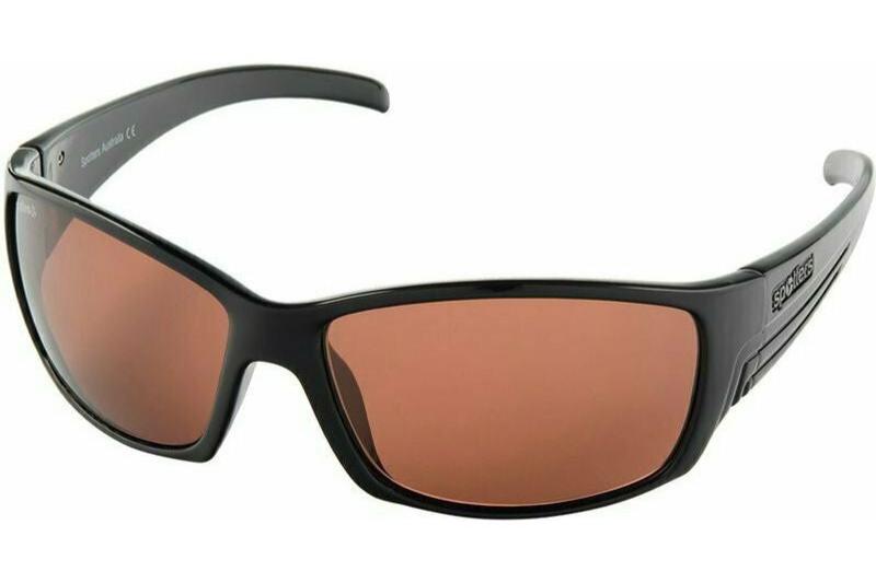 Spotters Fury Polarised Gloss Black Glass Halide (Fury 1)