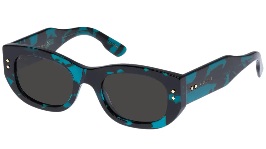 Gucci 1215 Teal Havana Grey (1215 001)