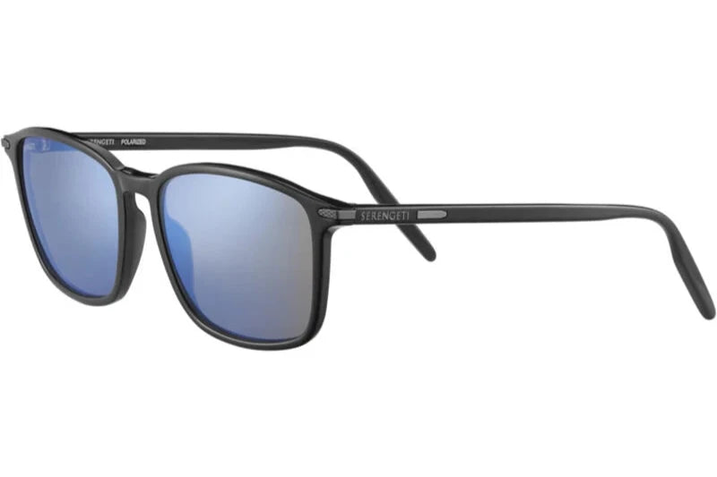 Serengeti Lenwood Polarised Gloss Black Glass 555NM Blue (8931)