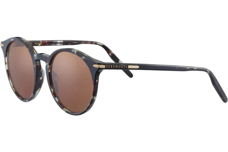 Serengeti Leonora Polarised Shiny Blue Tortoiseshell Glass Drivers (8840)