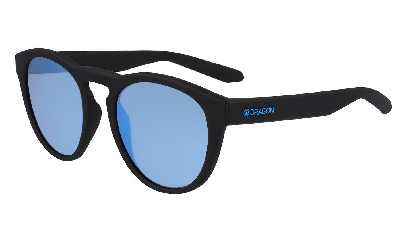 Dragon Opus Polarised Matte Black Sky Blue H20 LL (44623 455)
