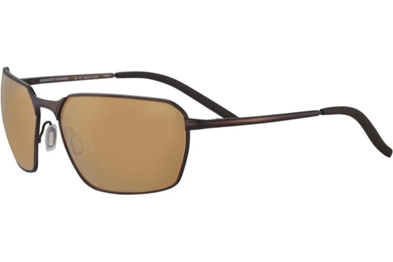 Serengeti Shelton Polarised Matte Chocolate Brown Glass Drivers Gold (547001)